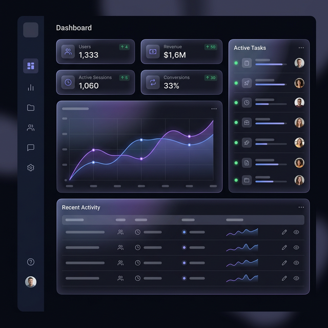 Stainless Max Dashboard